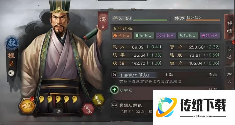 三国志战略版五谋臣强度如何