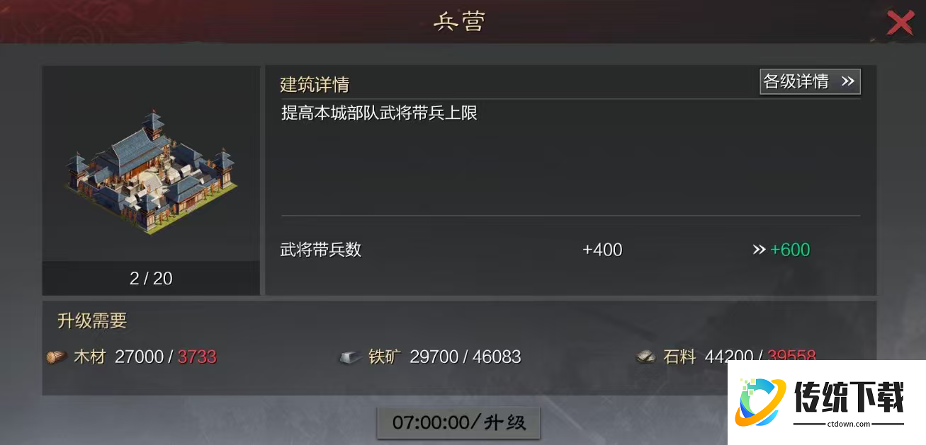 率土之滨兵力怎么升级