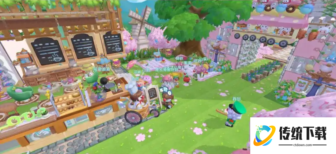 摩尔庄园自己的小镇怎么装饰