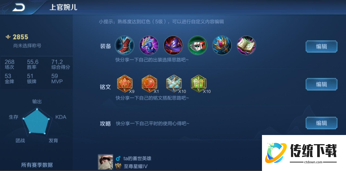 王者荣耀上官儿最强出装是什么