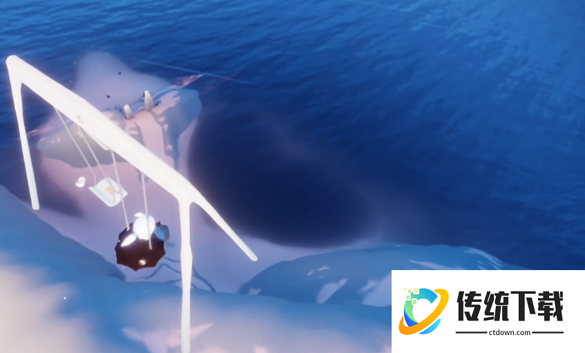 光遇爱心湖怎么去