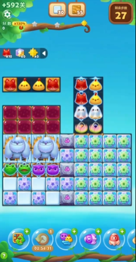 开心消消乐+592关怎么过