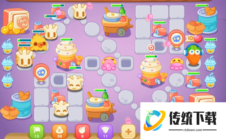 保卫萝卜3夜市第21关怎么过