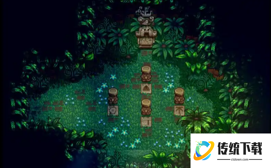 星露谷物语姜岛宝石怎么摆