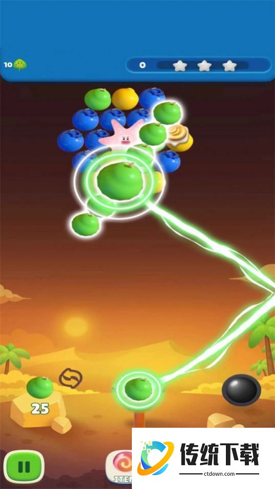 水果气泡喷射器游戏