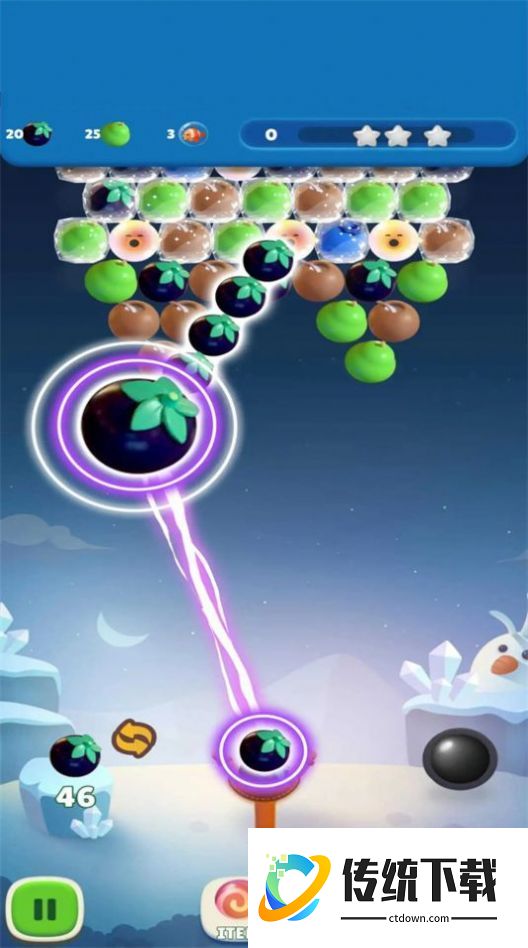 水果气泡喷射器游戏