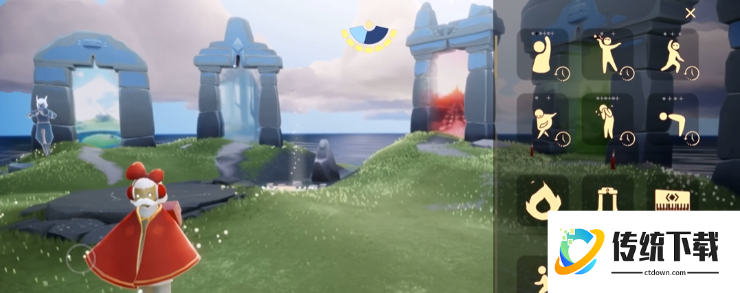 光遇怎么用乐器去景点