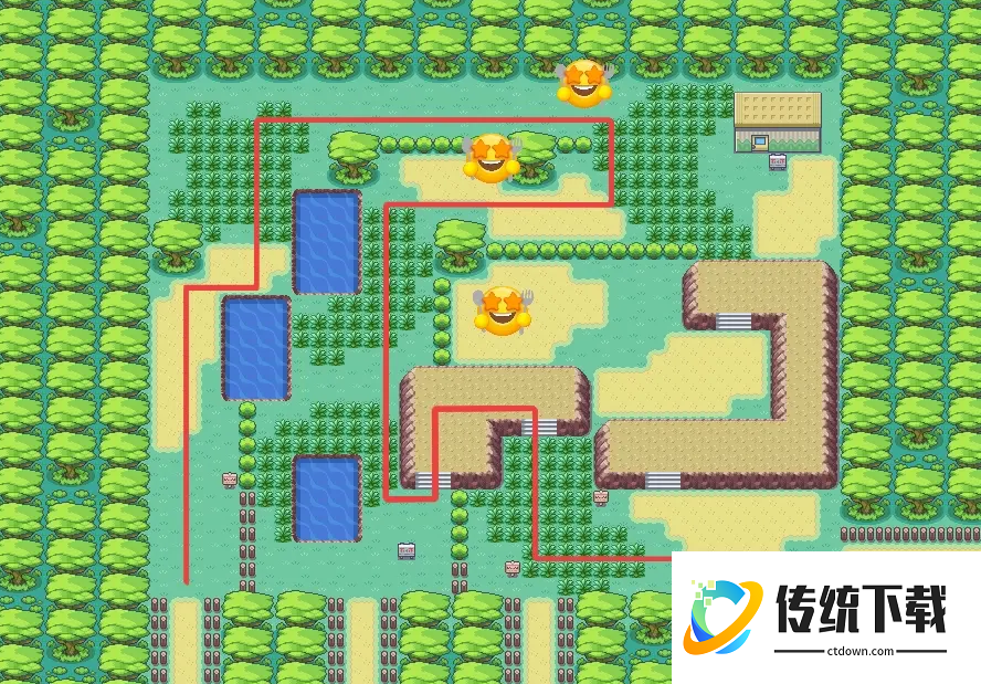 口袋妖怪火红在哪练级方便