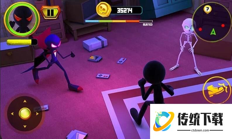 火柴人之闹鬼的酒店手游