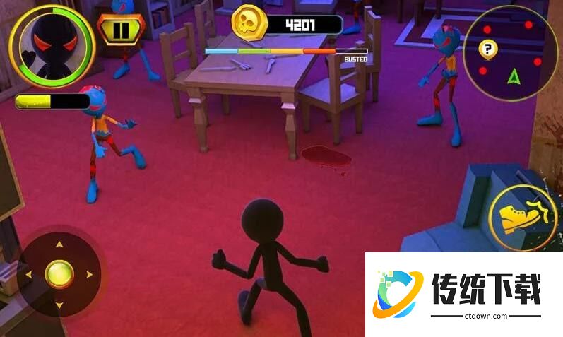 火柴人之闹鬼的酒店手游