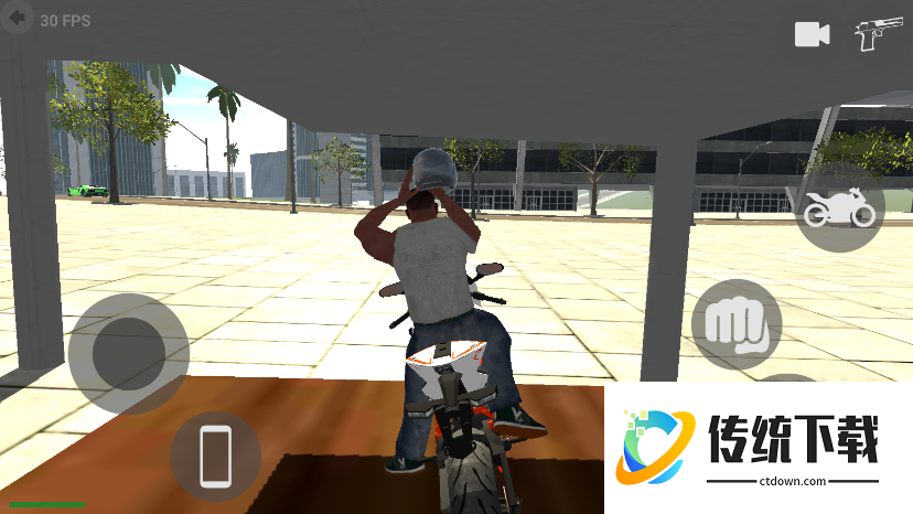 印度摩托车驾驶3d