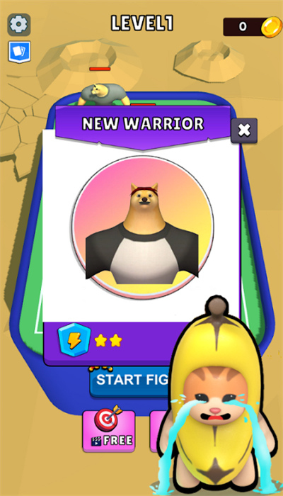 合并香蕉猫战斗游戏