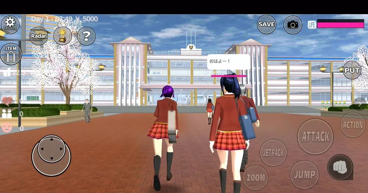 樱花校园SAKURA英文版