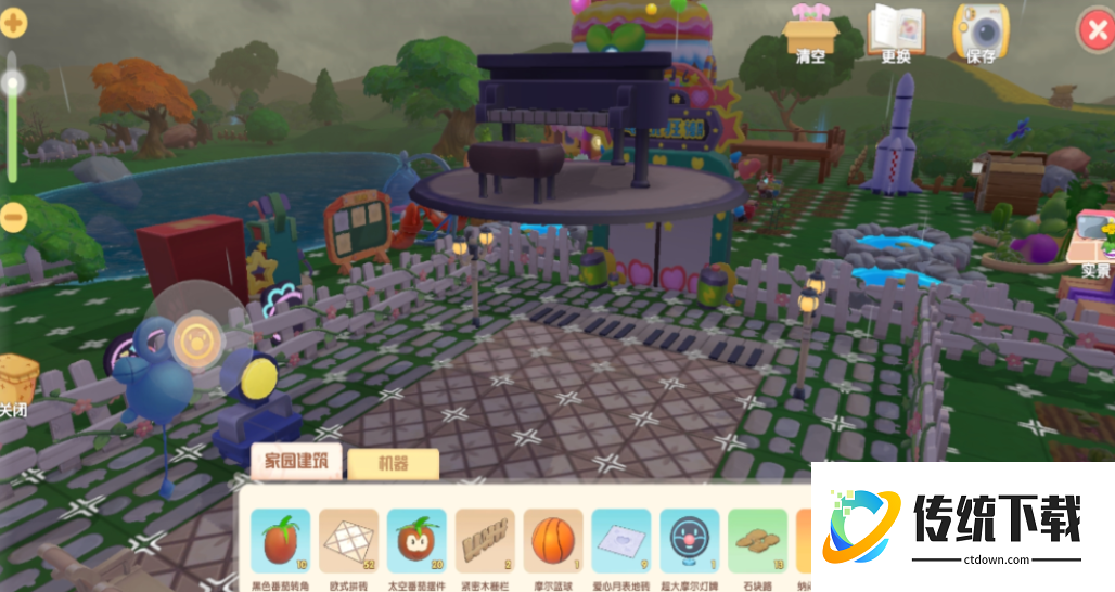 摩尔庄园叠高建筑怎么上去