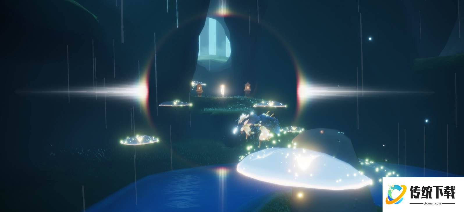 光遇神秘森林怎么飞