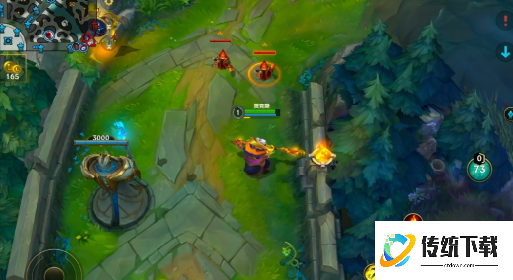 英雄联盟手游兵线如何控在塔下