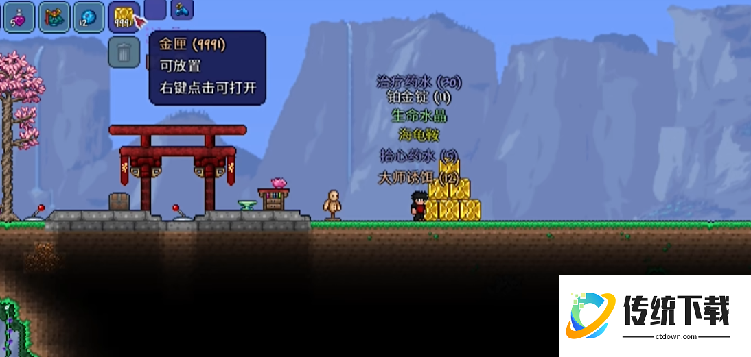 泰拉瑞亚金匣子在哪能钓到