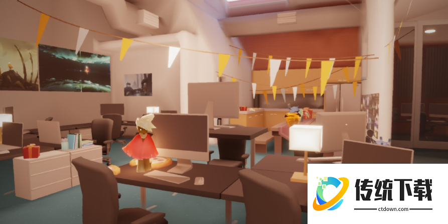 光遇办公室如何触发黑夜