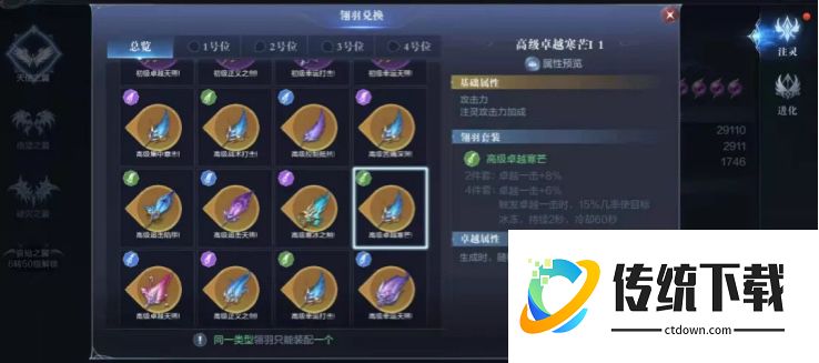 全民奇迹2魔导师翎羽如何选择 全民奇迹2魔导师翎羽如何选择