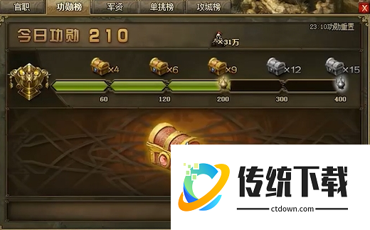 攻城掠地4级箱子能开出什么