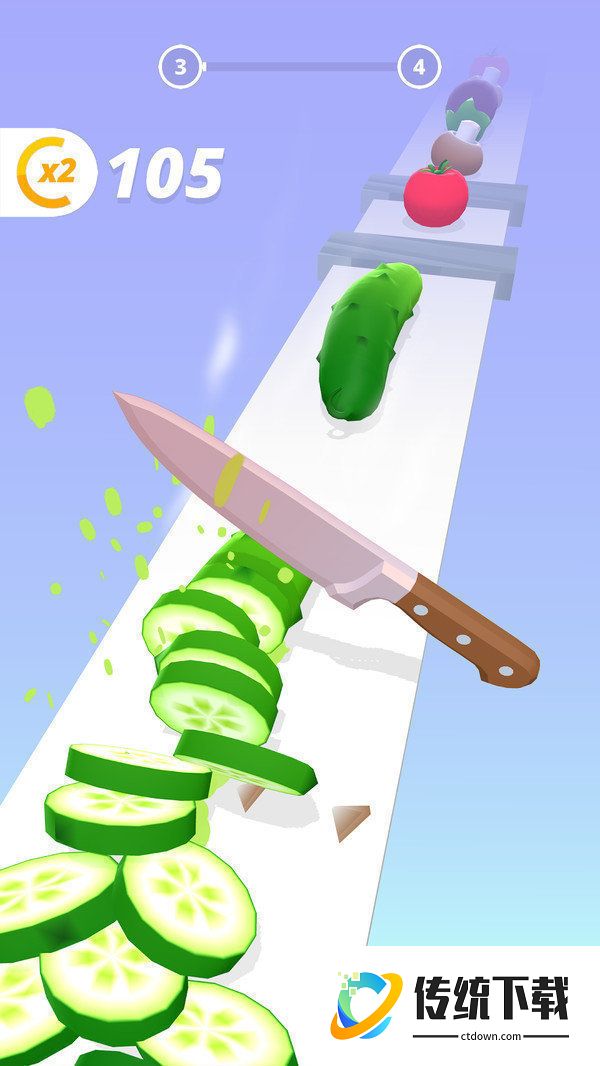 完美切割片游戏