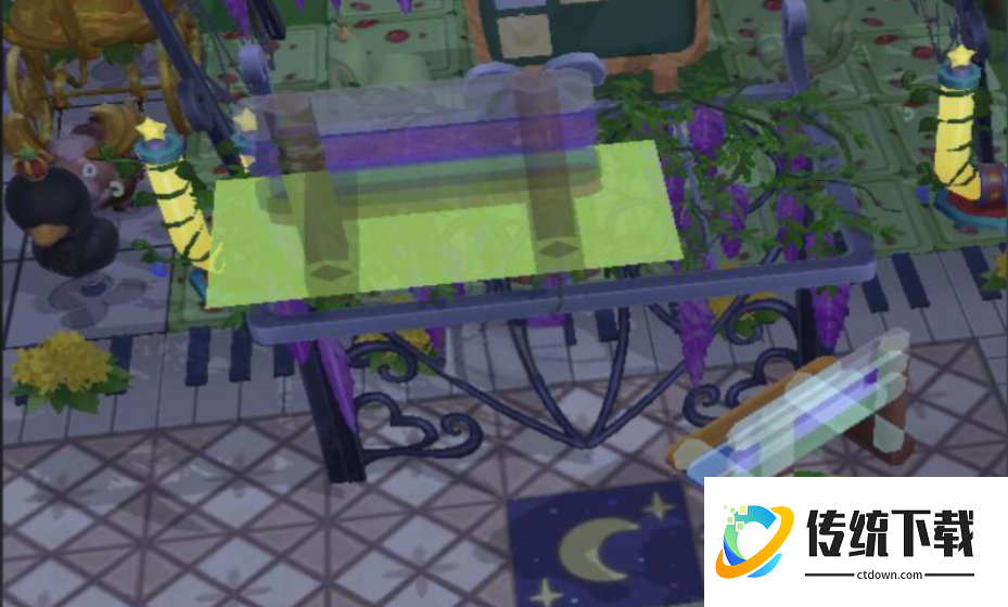 摩尔庄园怎么让圆石板浮空