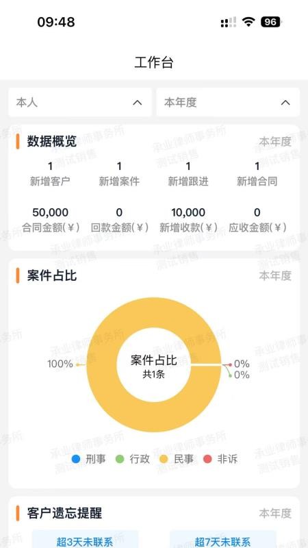 优律律所管理系统官网版