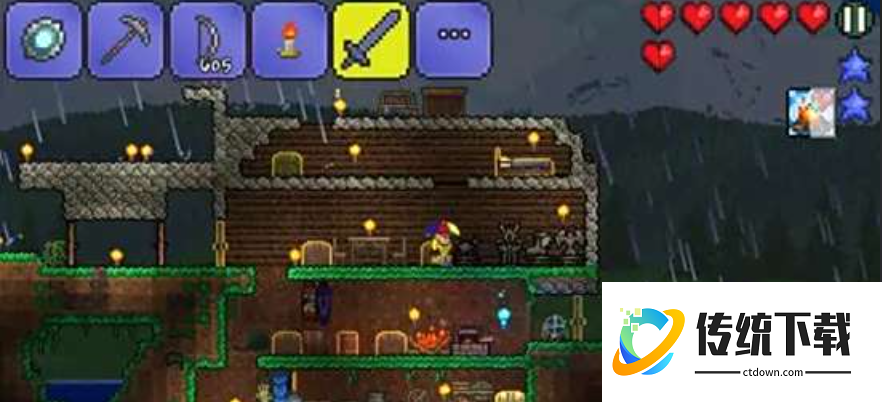 泰拉瑞亚如何快速到黑夜