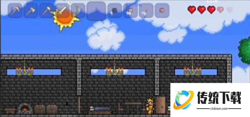 泰拉瑞亚如何快速到黑夜