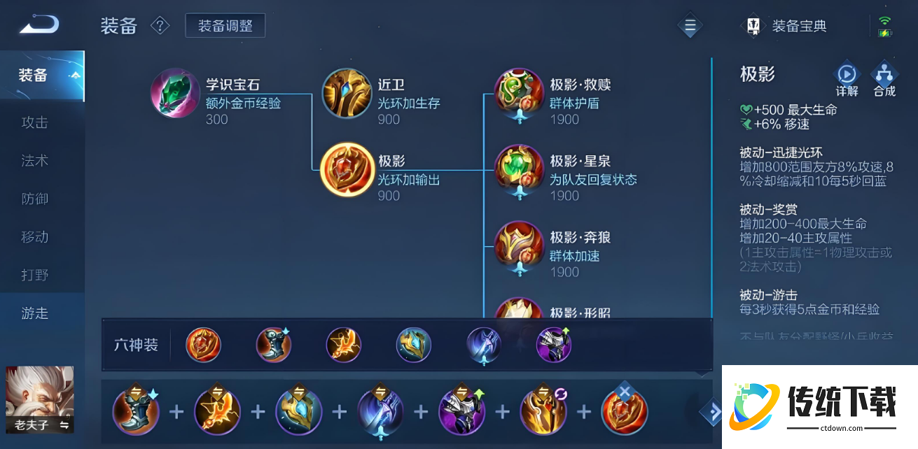 王者荣耀最强出装的老夫子怎么出