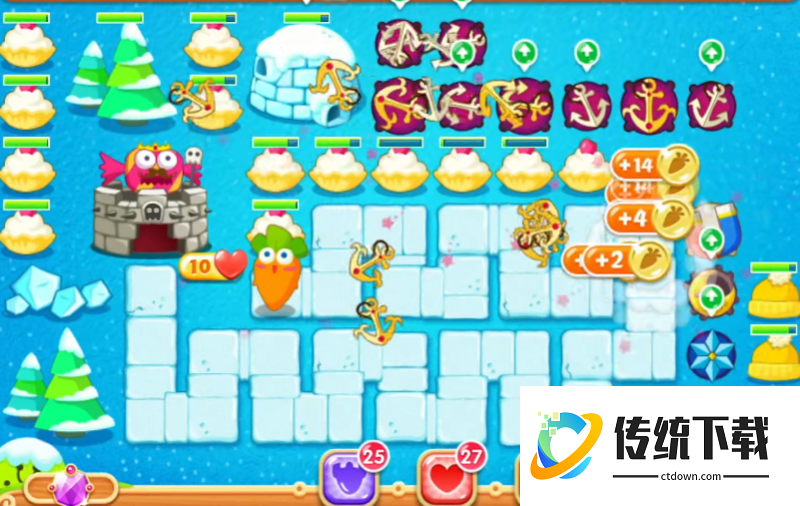 保卫萝卜2第93关怎么过