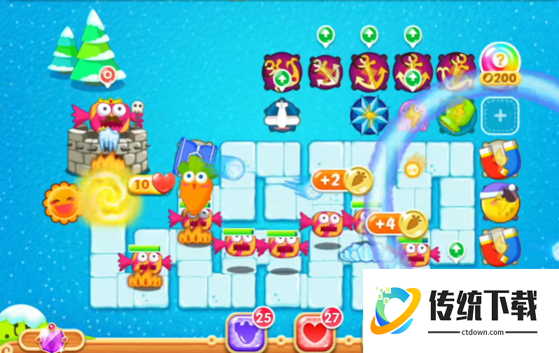 保卫萝卜2第93关怎么过