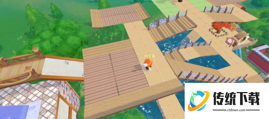 摩尔庄园水上建筑怎么布置