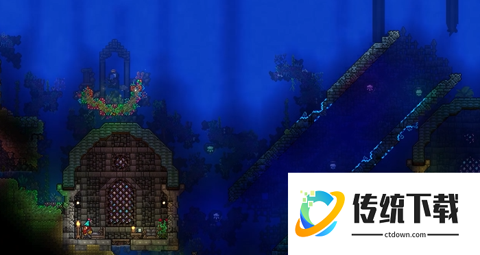 泰拉瑞亚海底下有什么