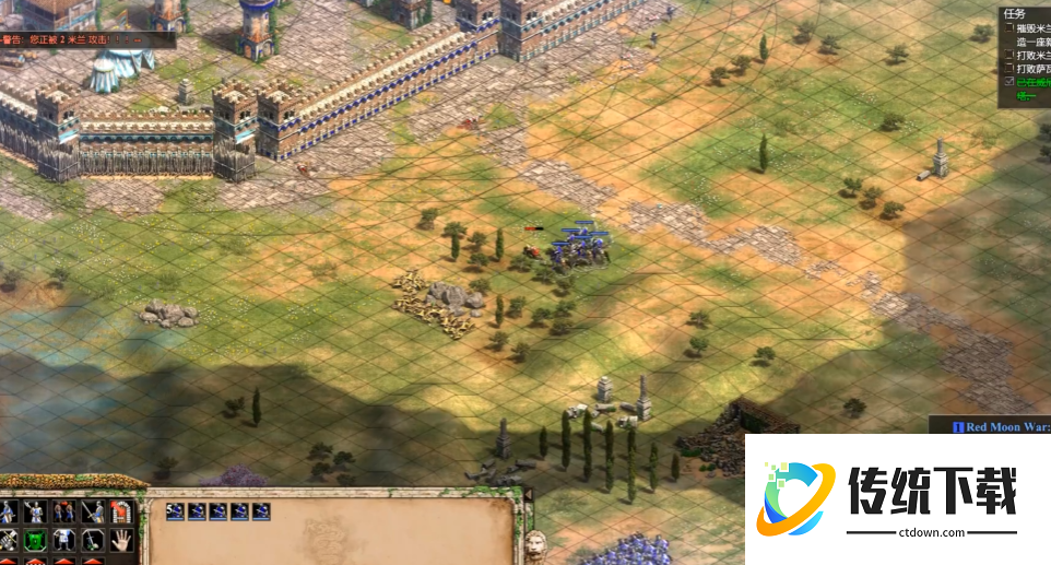 帝国时代2斯福尔扎第五关怎么过