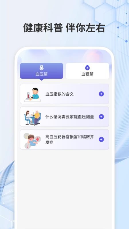 手机免费血压血糖记录官方版APP