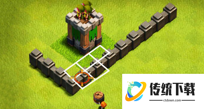 部落冲突城墙怎么建造