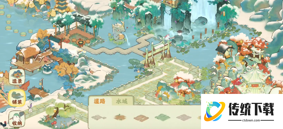 桃源深处有人家水路怎么铺