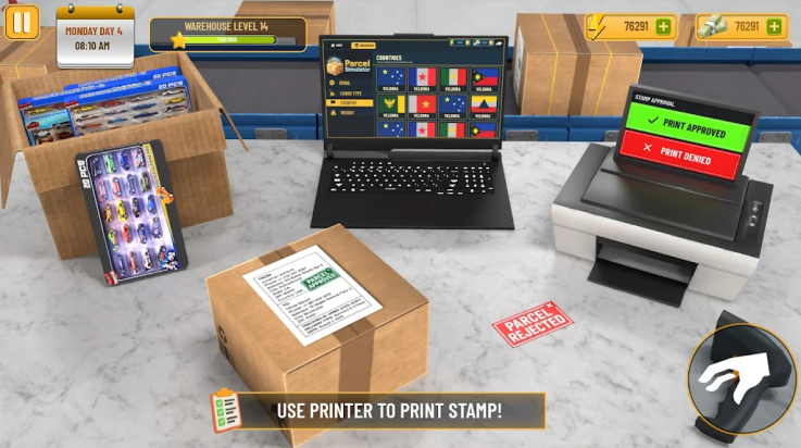包裹递送模拟器3D