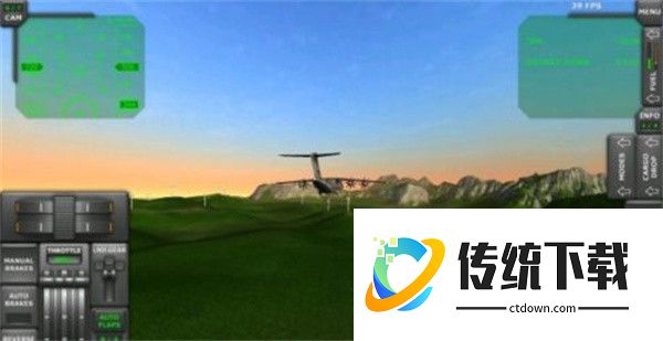 涡轮螺旋桨飞行模拟器喷气客机
