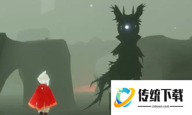 光遇里峡谷怎么面对冥龙