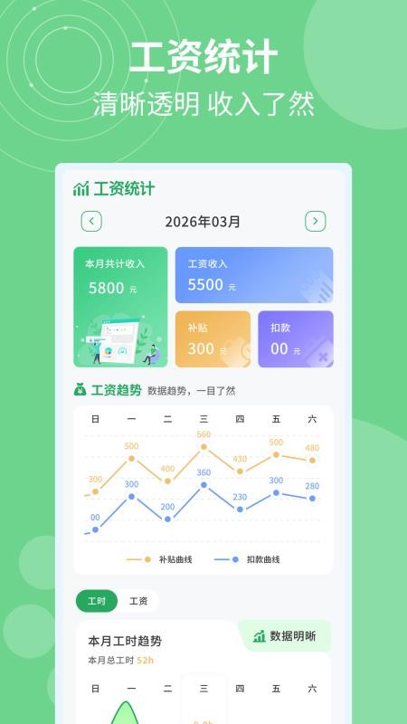 记加班计工时免费版